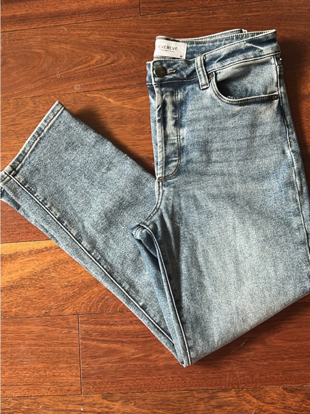 Evereve Light Blue Straight Leg Women’s Jeans